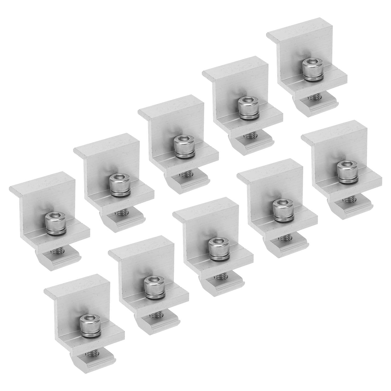 Amazon.co.jp: Walfront 10個セットソーラー パネル取付金具 調整可能