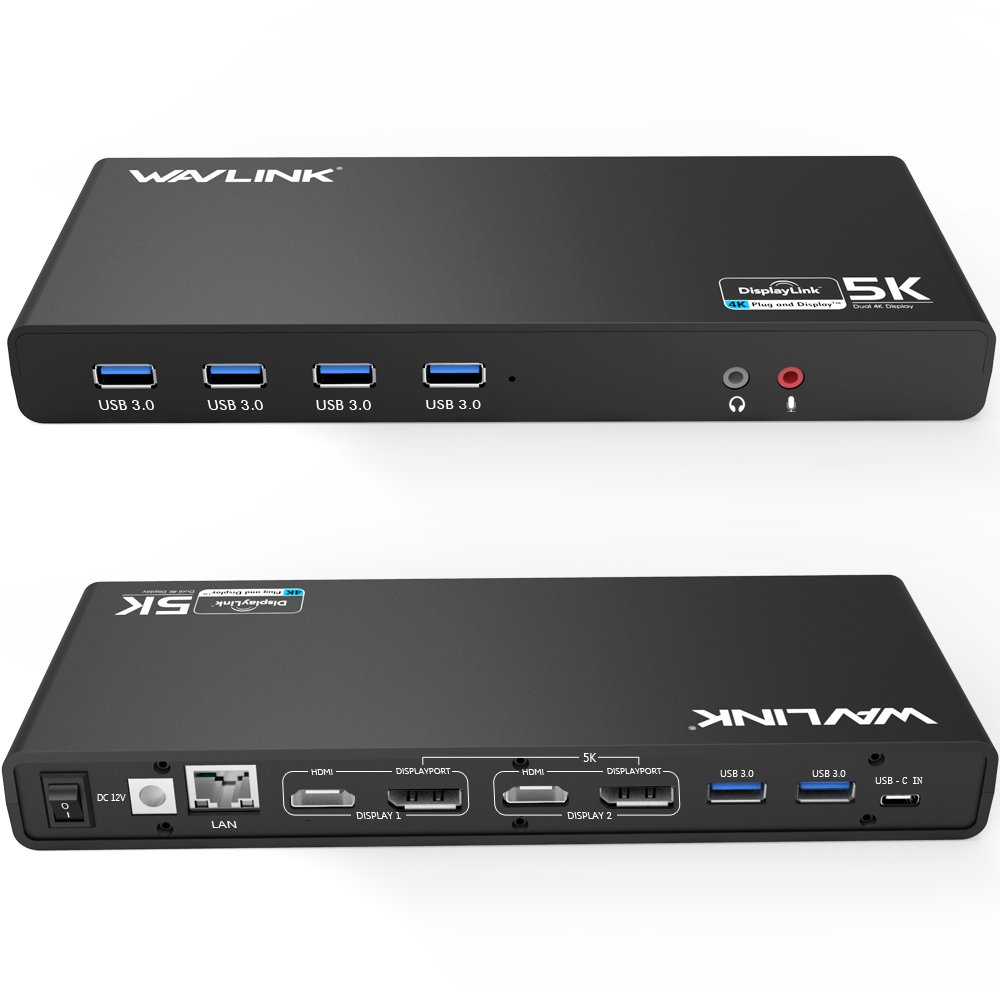 Amazon.com: WAVLINK USB C Universal Docking Station, 15-in-1 Ultra