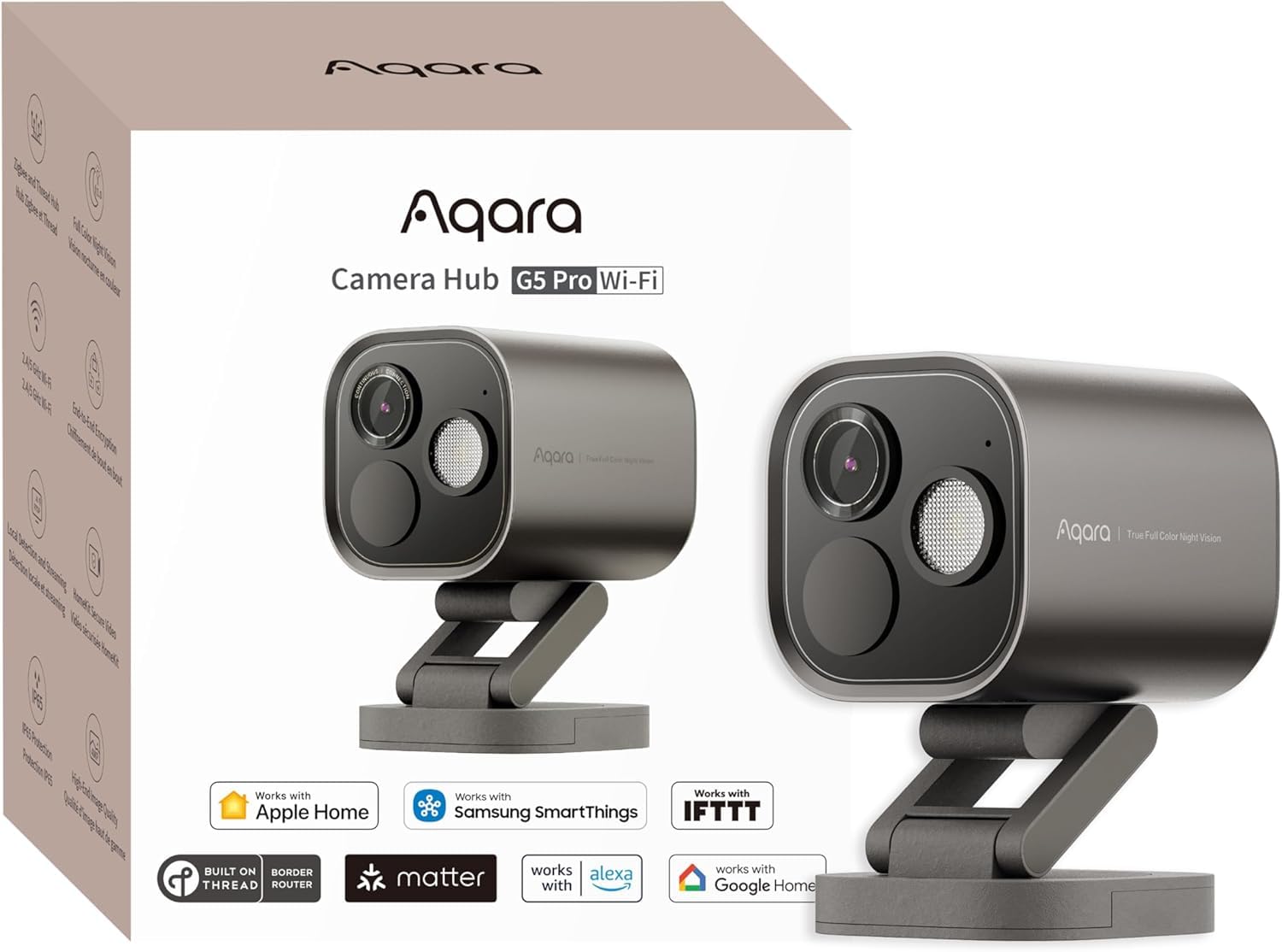 極美品】​Aqara Camera Hub G5 Pro 屋内屋内 防犯カメラ Amazon.co.jp
