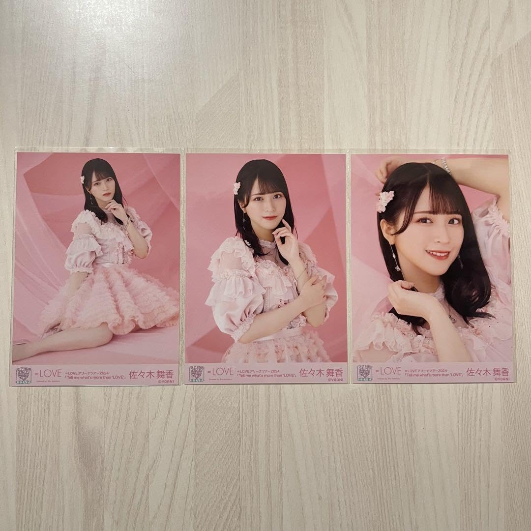 イコラブ 佐々木舞香 直筆生写真 ＝LOVE モーリーファンタジーコラボ