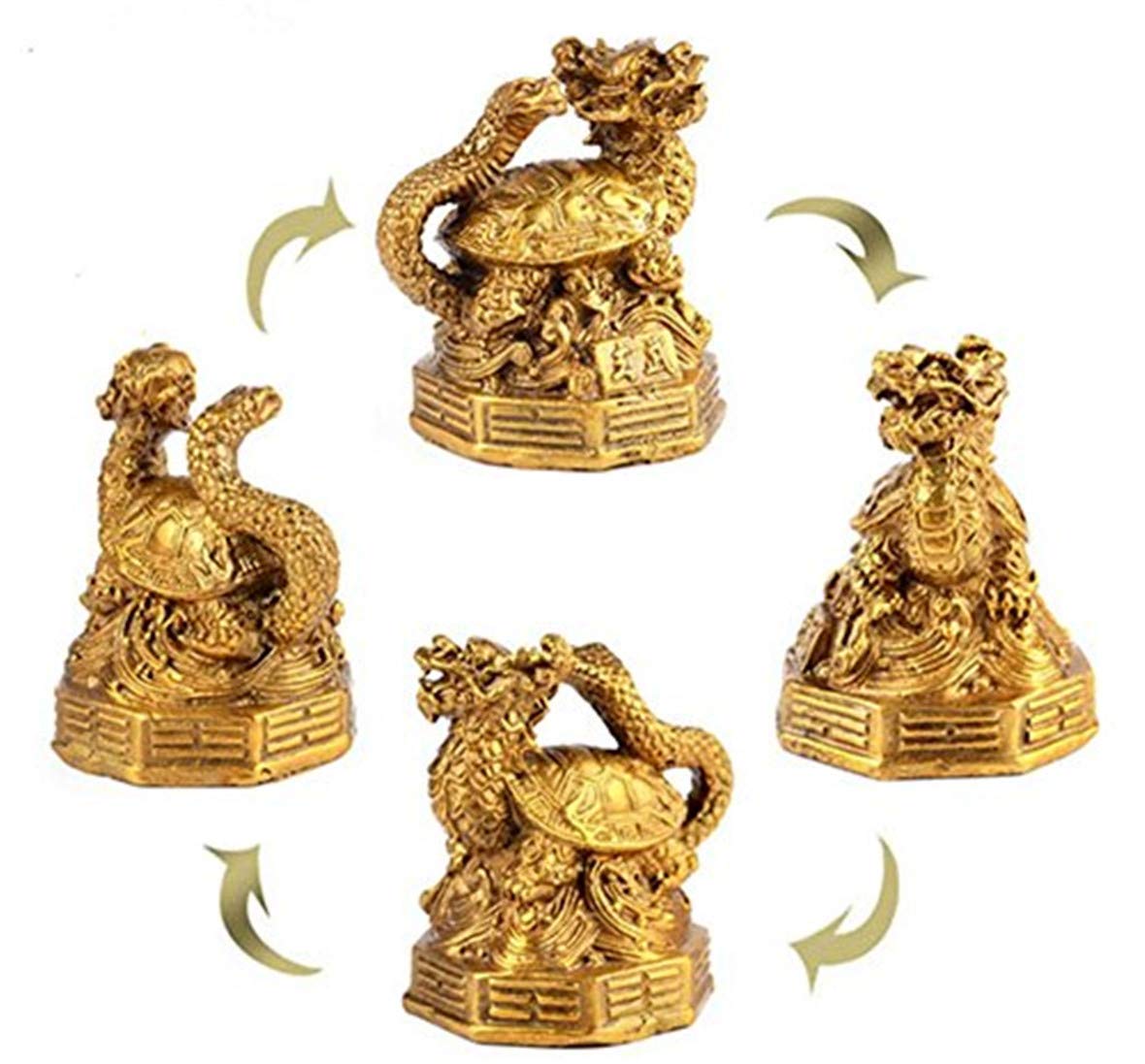 青龍白虎朱雀玄武 七星剣 銅製品 鎮宅辟邪 開運風水 招財 置物 工芸品