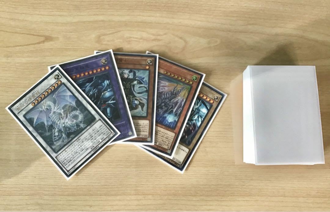 遊戯王カード 】青眼の白龍 構築デッキ スリーブ3重 遊戯王カード