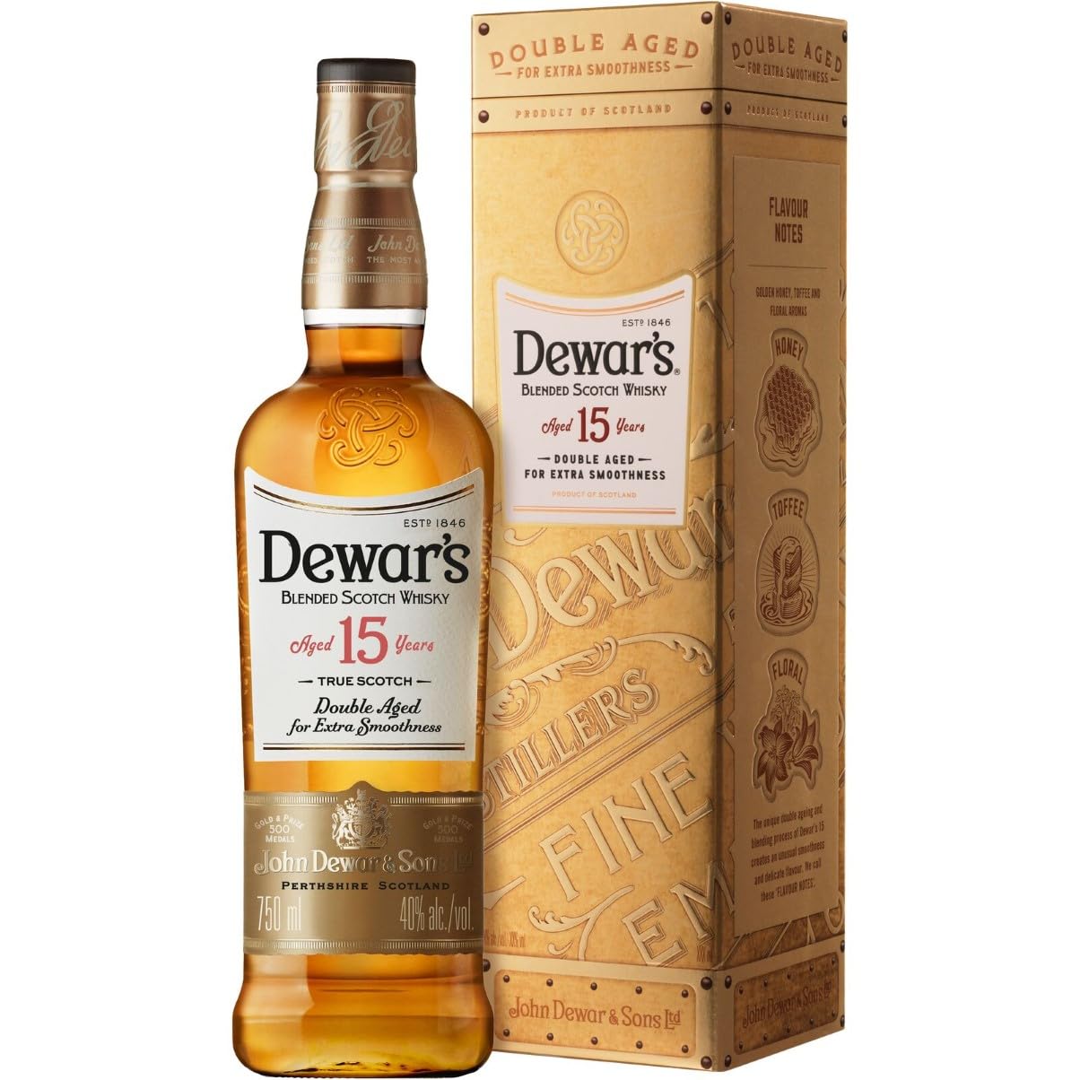 Amazon.co.jp: Dewar's 15 Years Blended Scotch Whisky, Scotland