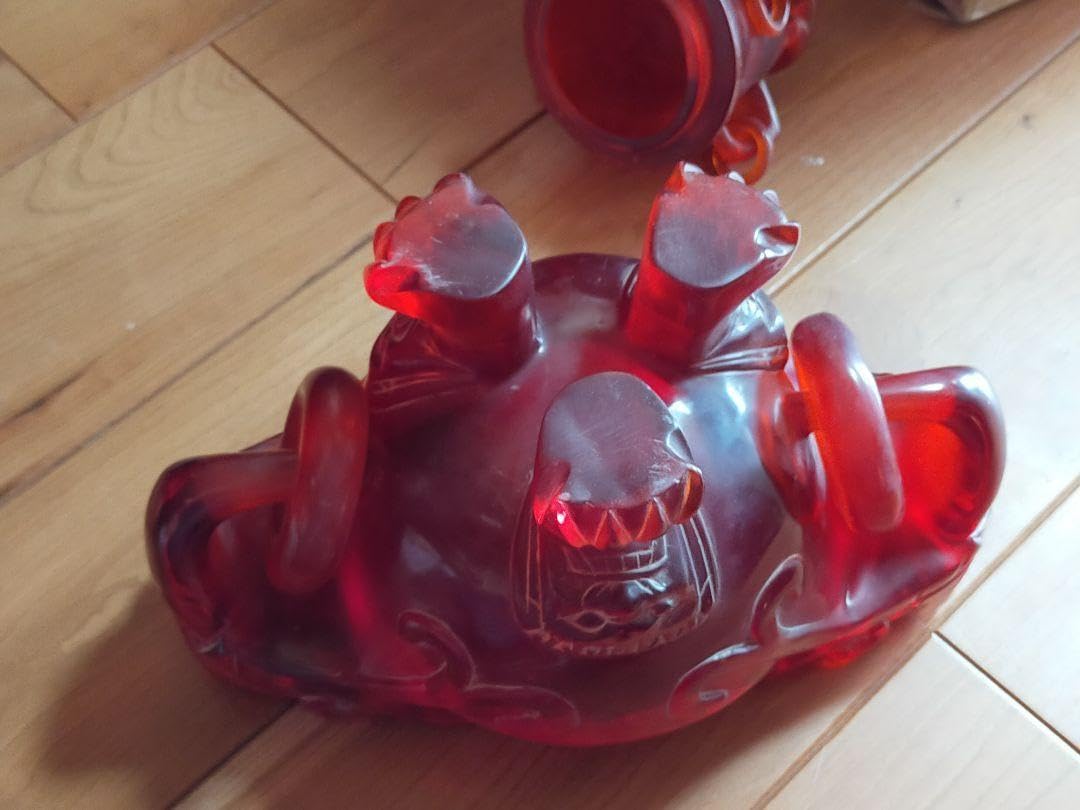 Amazon｜◎◎蔵くら◎ 中国製 大香炉 琥珀調 台付き ◎ 240116 M G