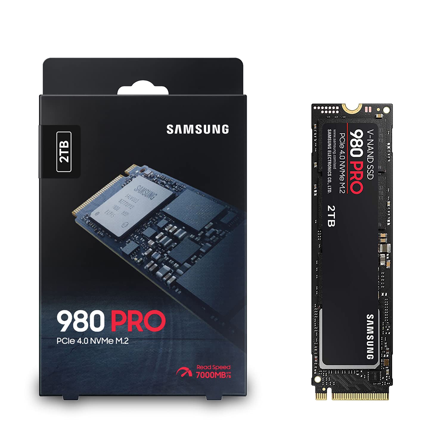 Amazon.com: Samsung 980 PRO 2TB PCIe SSD - 7,000 MB/s 4.0 x 4 M.2