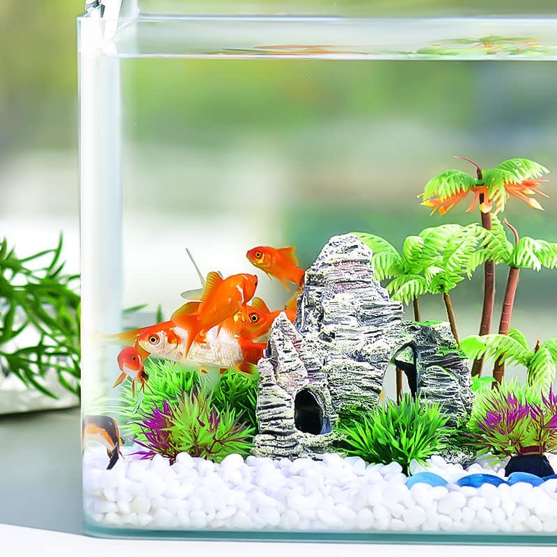 和 アジアン 青緑色 花模様 丸型 水槽 陶器 金魚 メダカ 和 アジアン