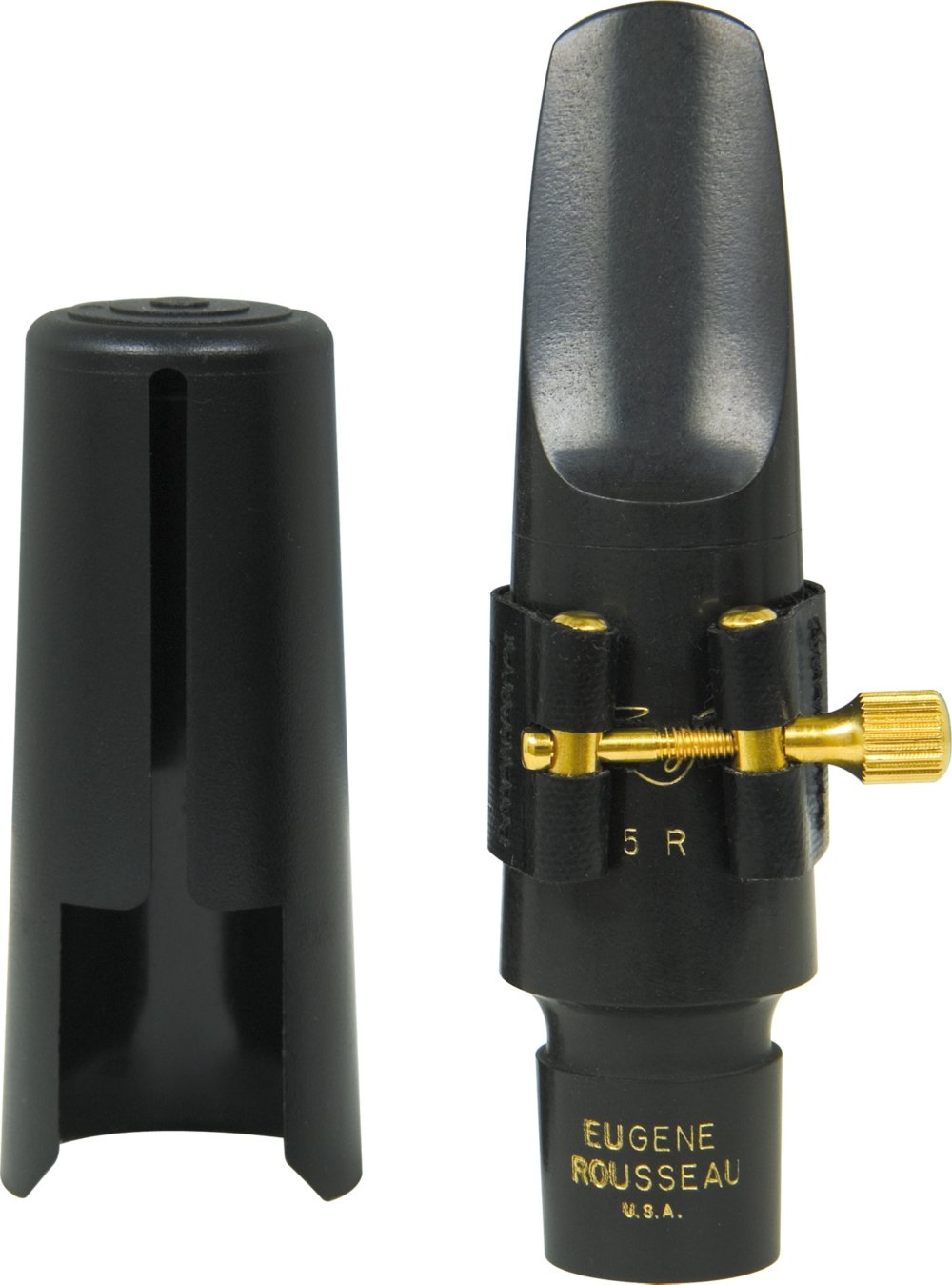 ルソー バリトンサックスマウスピース リガチャーキャップ付き 6R E