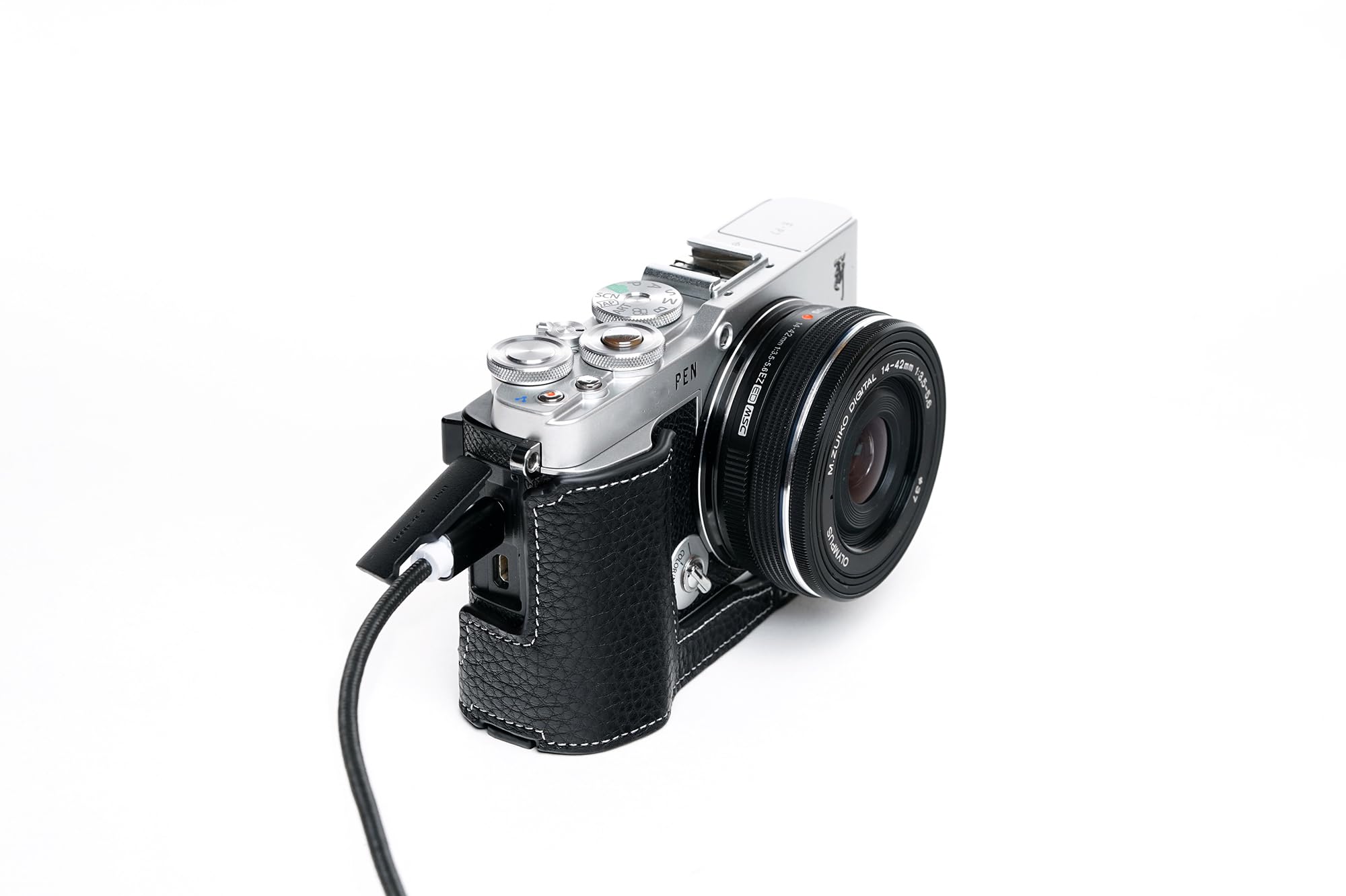 Amazon | TP Original ハンドメイド 本革 ハーフカメラケース バッグ