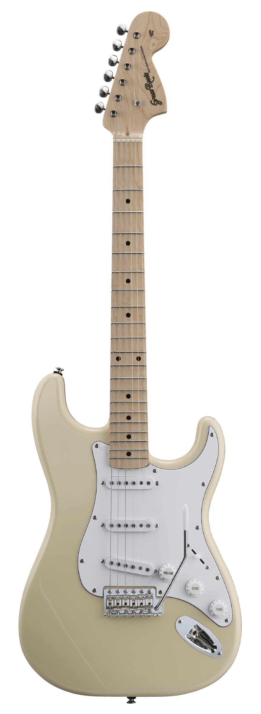 Amazon | GrassRoots G-ST-SC/M Vintage White エレキギター | エレキ