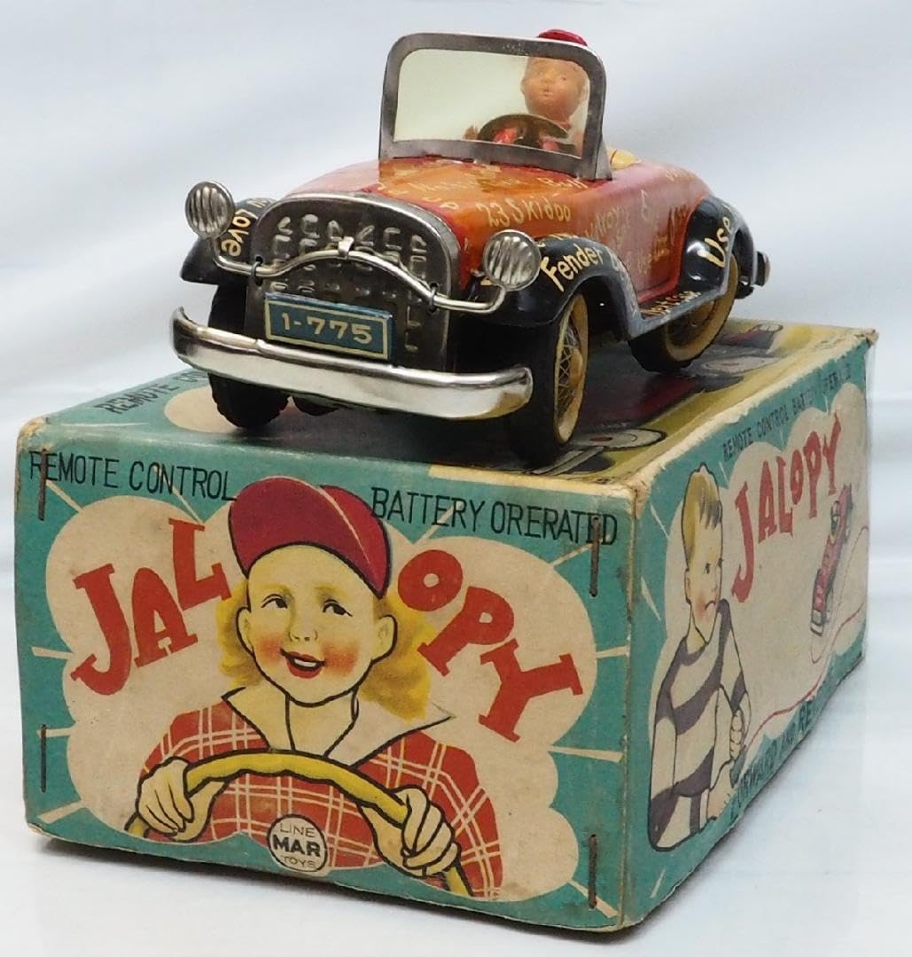 Amazon | LINE MAR TOYS JALOPY リモコン欠 tin ブリキ car 箱付toy