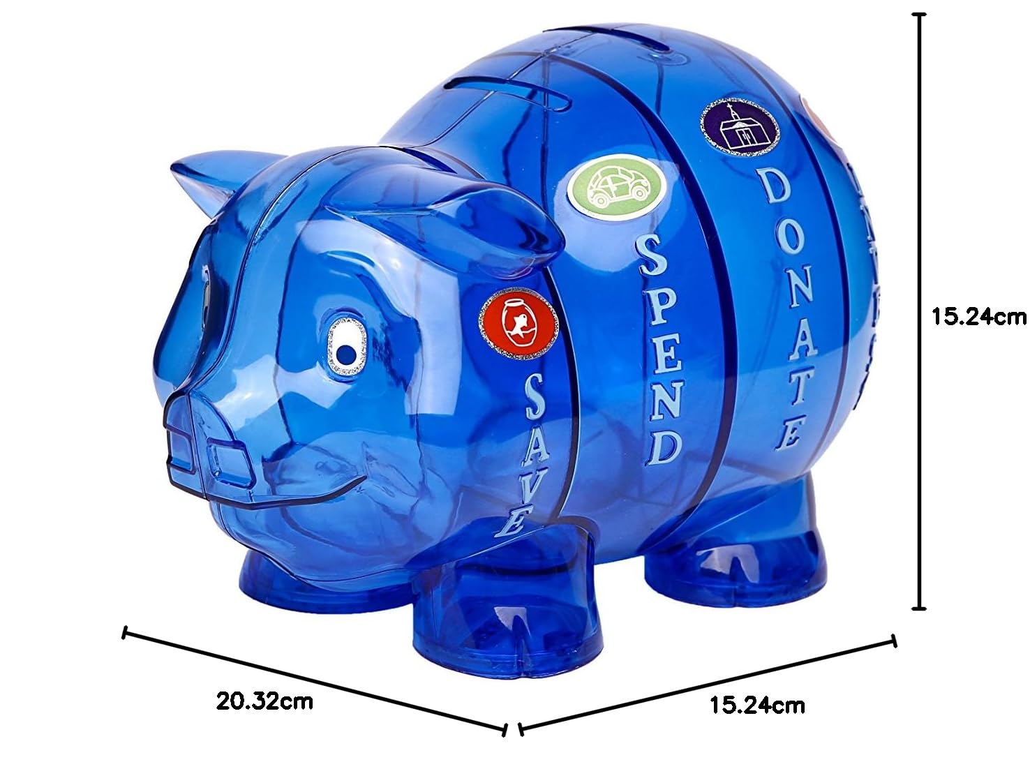 Amazon.co.jp: Piggy Bank, ピギーバンク , 貯金箱 子供金融教育貯金箱