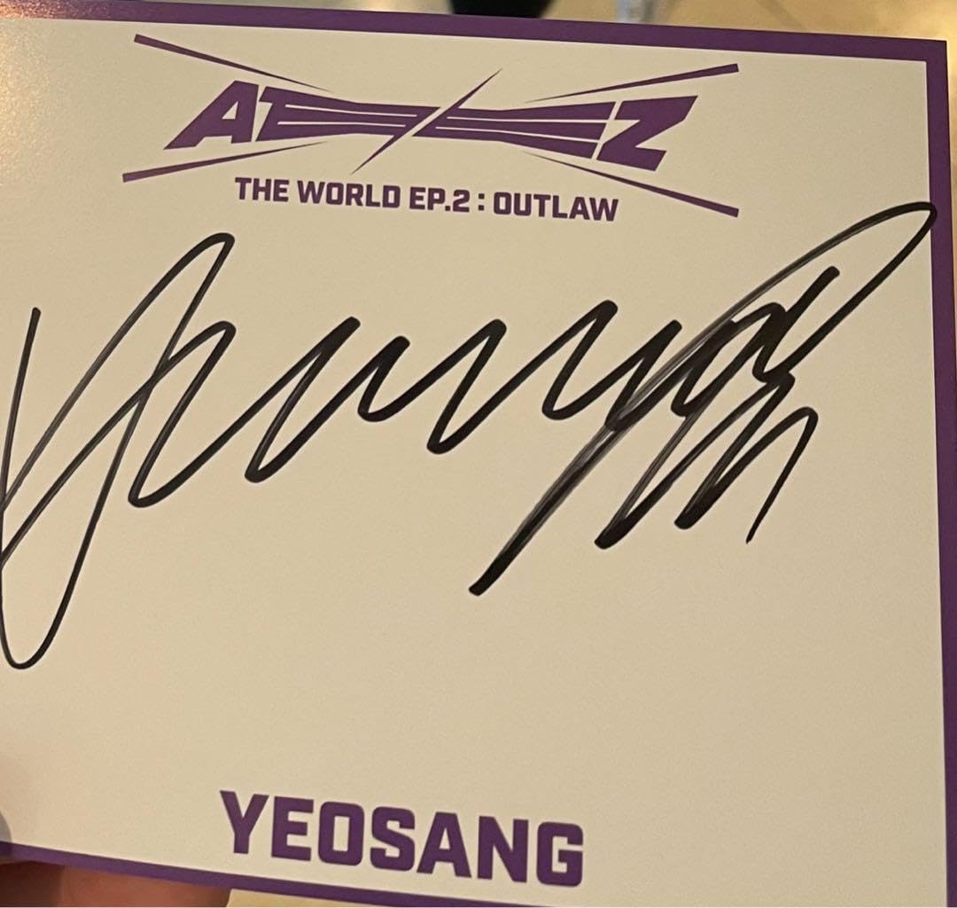 ATEEZ ソンファ サイン 6枚