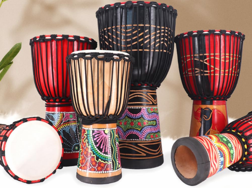 1144 ジャンク ジャンベ セセ 3本セット 民族楽器 打楽器 太鼓 演奏