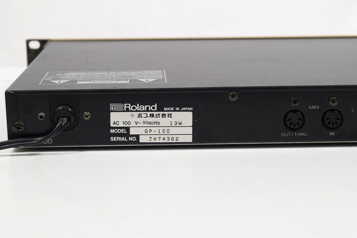 Roland GP-100 ギター プリアンプ/プロセッサー 箱、説明書 付属