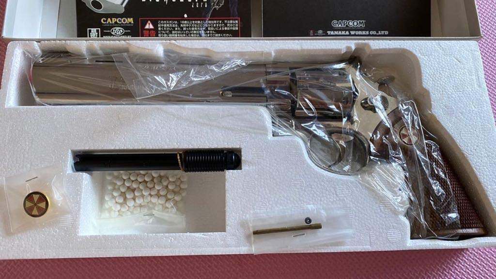 極美品】タナカ アンブレラ マグナム 8インチ バイオハザード 木製