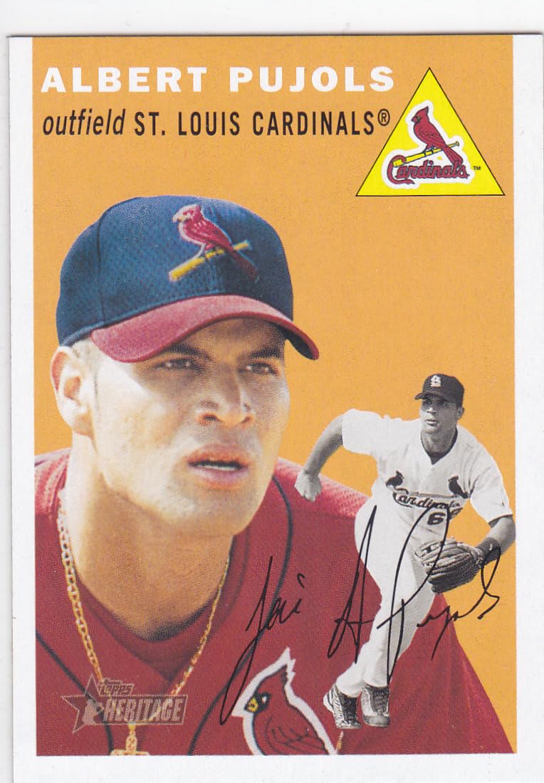 Amazon.com: 2003 TOPPS HERITAGE ALBERT PUJOLS RC ROOKIE CARD