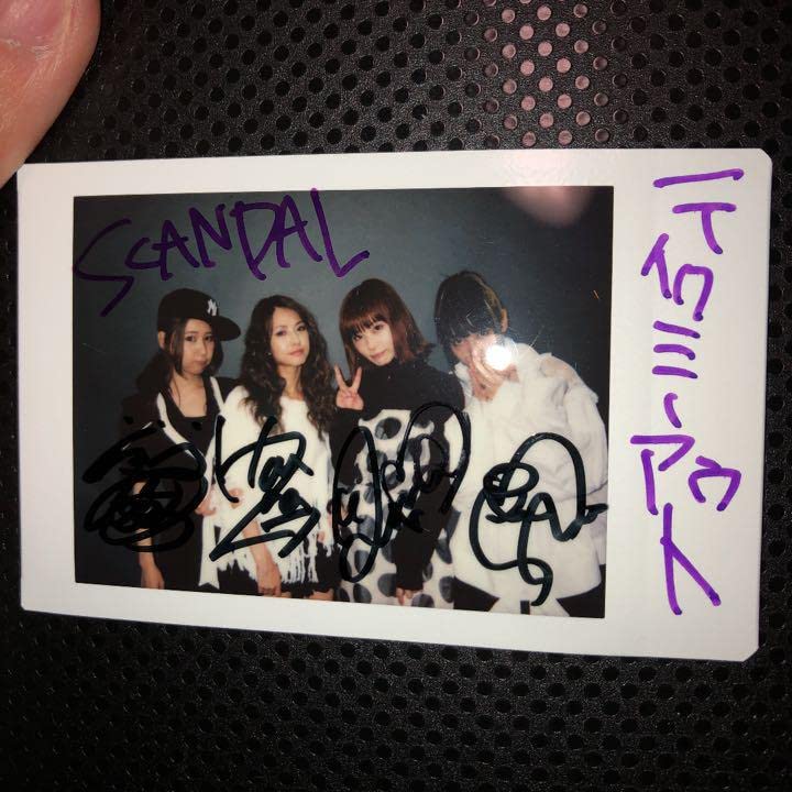SCANDAL 直筆サイン入りセットリスト SCANDAL 直筆サイン入りセット