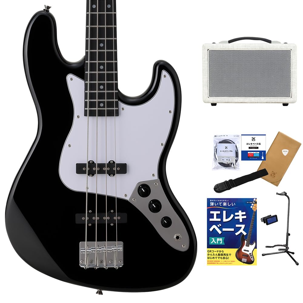 Amazon | BUSKERS BJB-Standard BLK ベース初心者セット 島村楽器で一