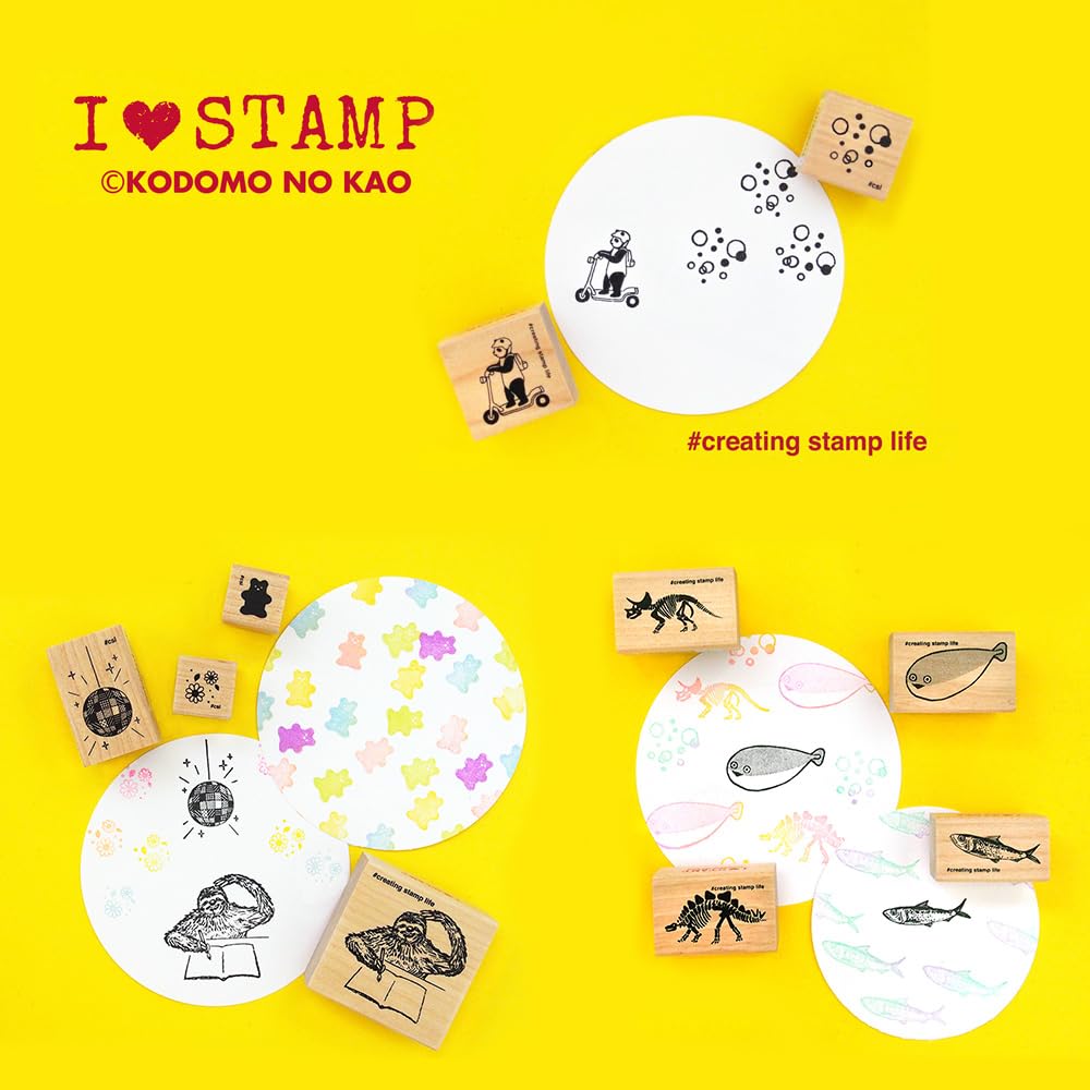 Amazon.co.jp: こどものかお スタンプ Nアイラブスタンプ