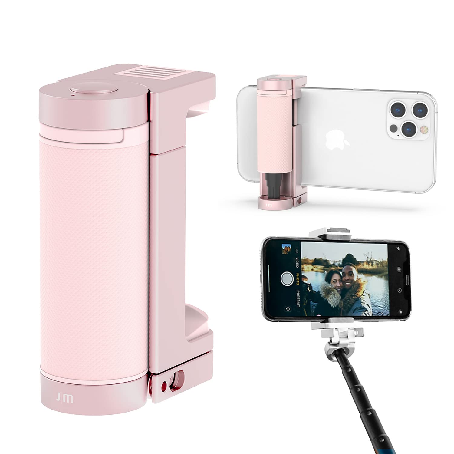 Amazon | Just Mobile スマホ 多機能 カメラグリップ ShutterGrip2 自