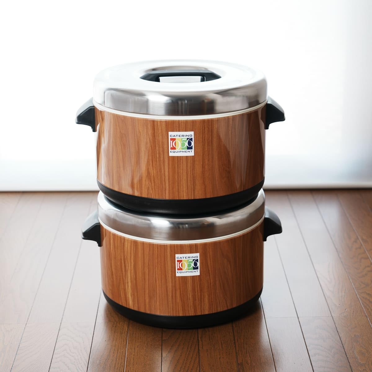 Amazon｜Thunder Group 保温ジャー 2.2升 4L 木目 業務用 電気不要