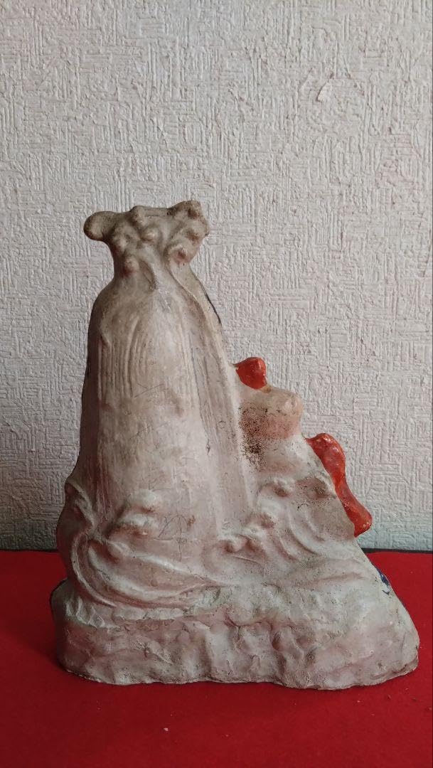 土人形 堤土人形 大型 鯉の滝登り 明治期 歌舞伎