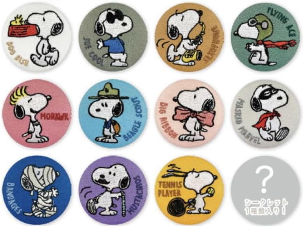 ビンテージ スヌーピー 缶バッジ 12個セット ビンテージ スヌーピー 缶