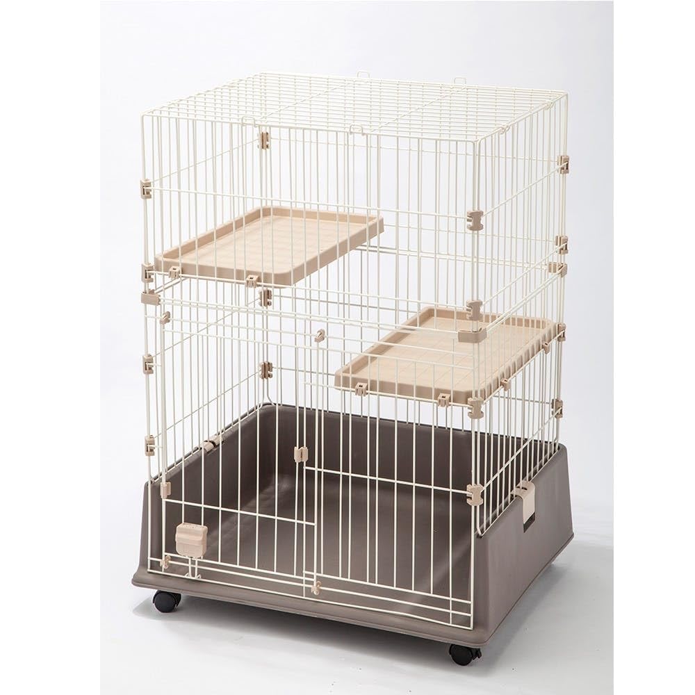 Amazon.co.jp: カインズ(CAINZ) キャットケージ 幅71cm 奥行57.5cm 高