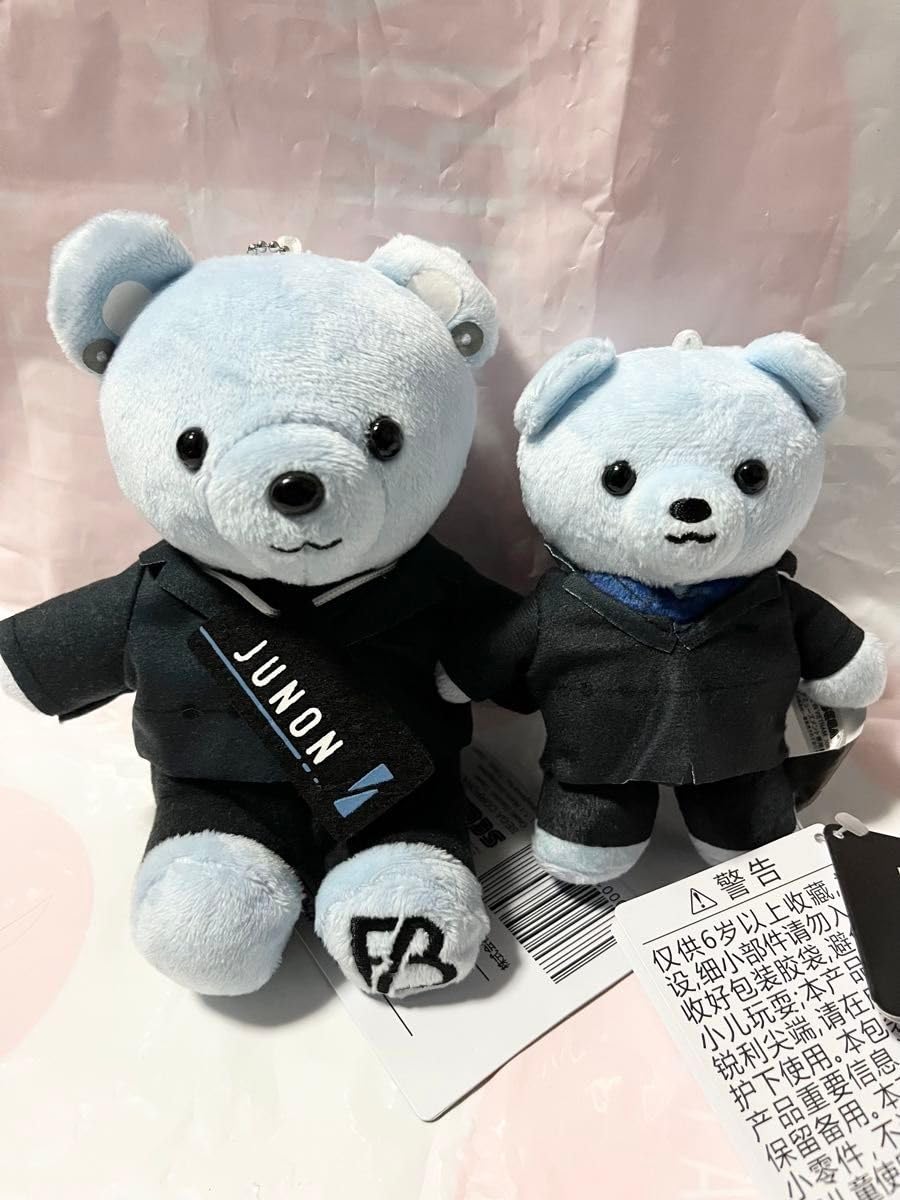 JUNON FBロゴ入りぬいぐるみ3体セット JUNON FBロゴ入りぬいぐるみ3体