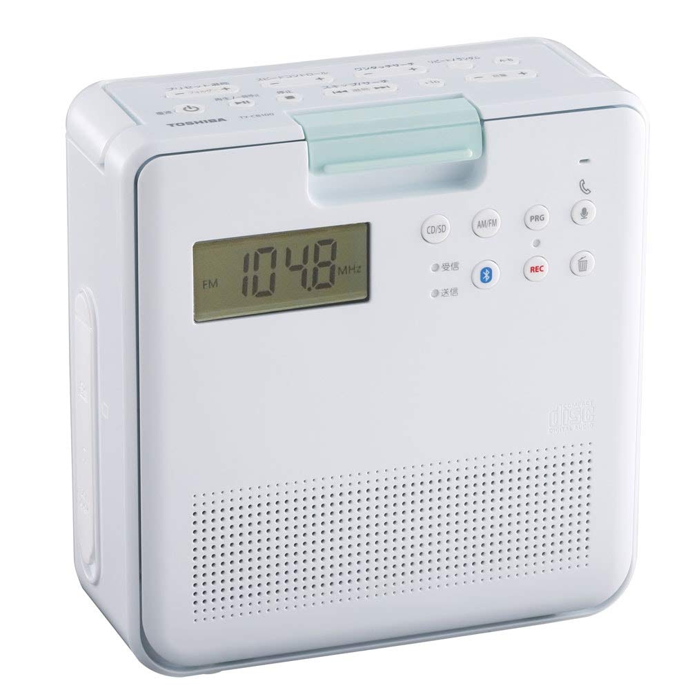 Amazon.co.jp: 東芝 防水CDラジオ（ホワイト）TOSHIBA TY-CB100-W