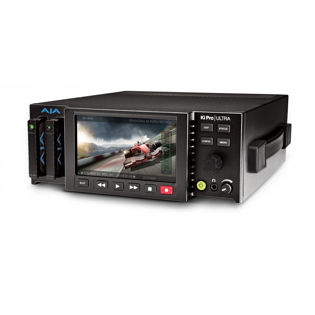 Amazon | AJA Ki Pro Ultra ビデオ録画再生機 HD液晶モニター内蔵 4K