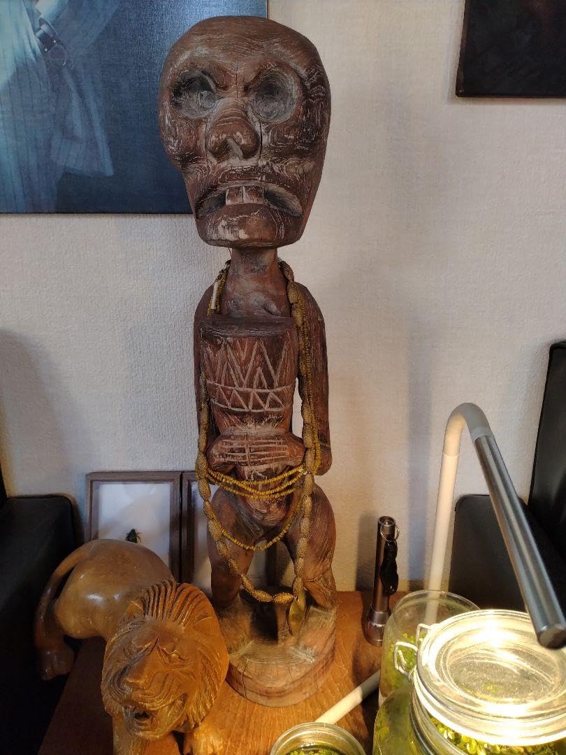 AFRICAN fetish 遺物 呪物・呪具・民間信仰系彫像 木彫 宗教美術