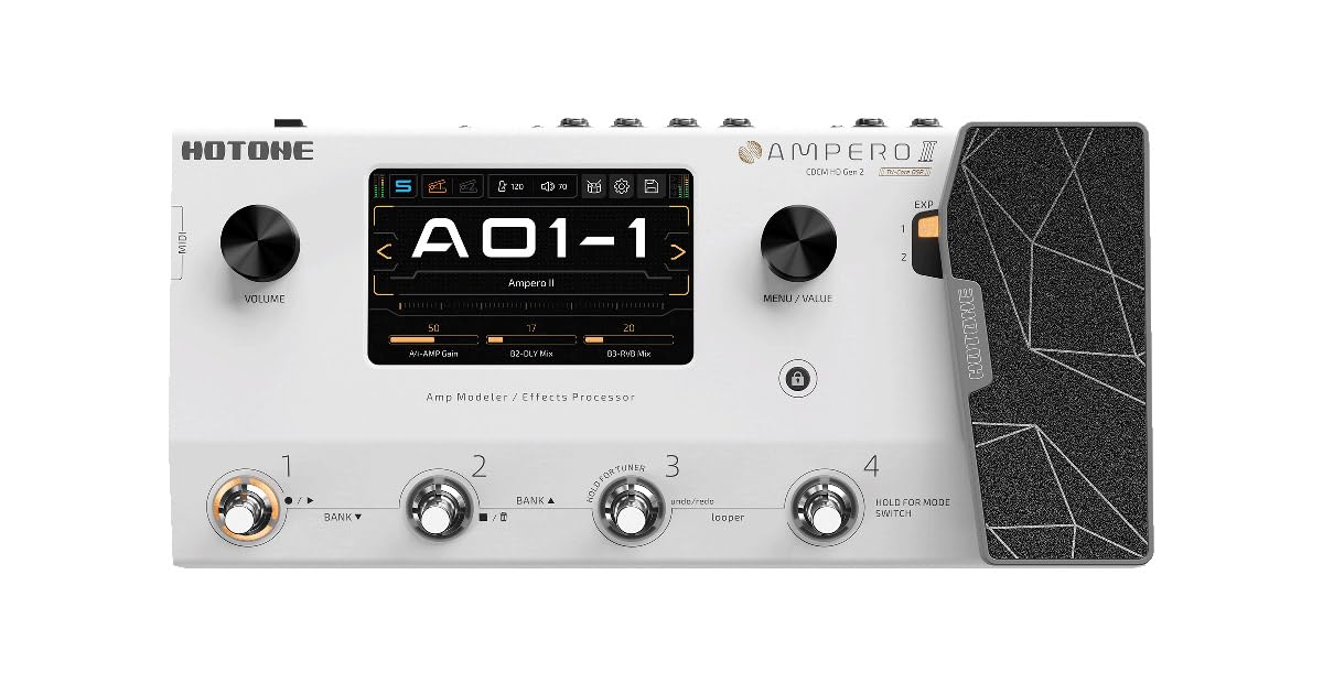 Amazon.co.jp: HOTONE Hottone Ampero II Multi-Effect Processor