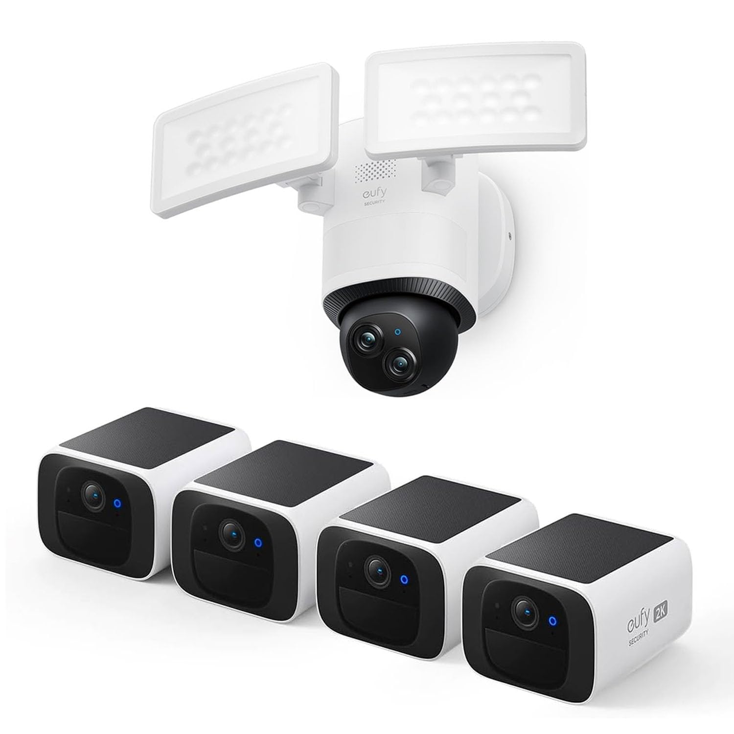 Amazon.com: eufy Security S220 SoloCam 4-Cam Pack, Solar Charging
