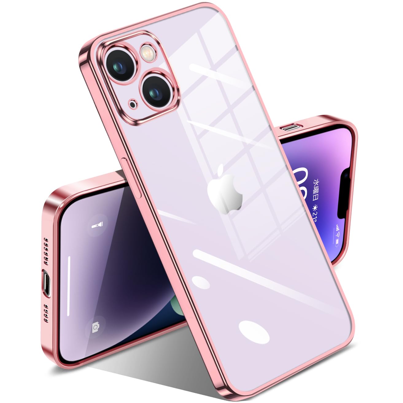 Amazon.co.jp: iPhone 14 Plus ケース クリア 耐衝撃 透明 アイフォン