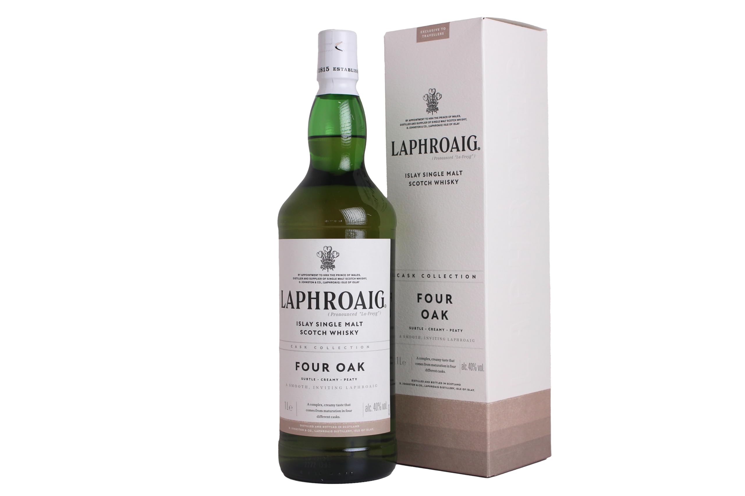 Amazon.co.jp: ラフロイグ フォーオーク 40度 1000ml [並行輸入品