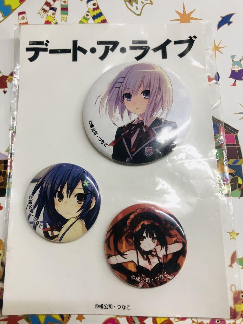 デート・ア・ライブ 10th FAIR メタリック缶バッジ 鳶一折紙