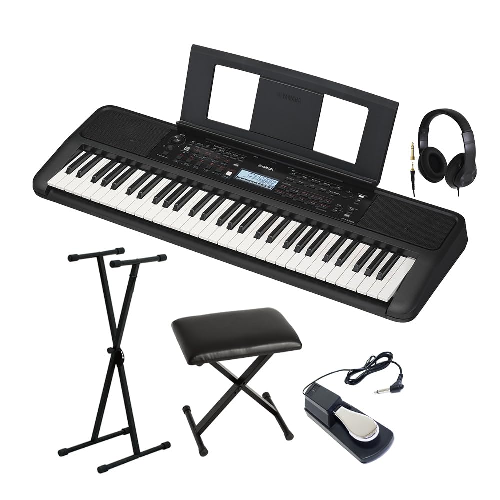 Amazon | YAMAHA PSR-E383 キーボード 61鍵盤 スタンド・イス