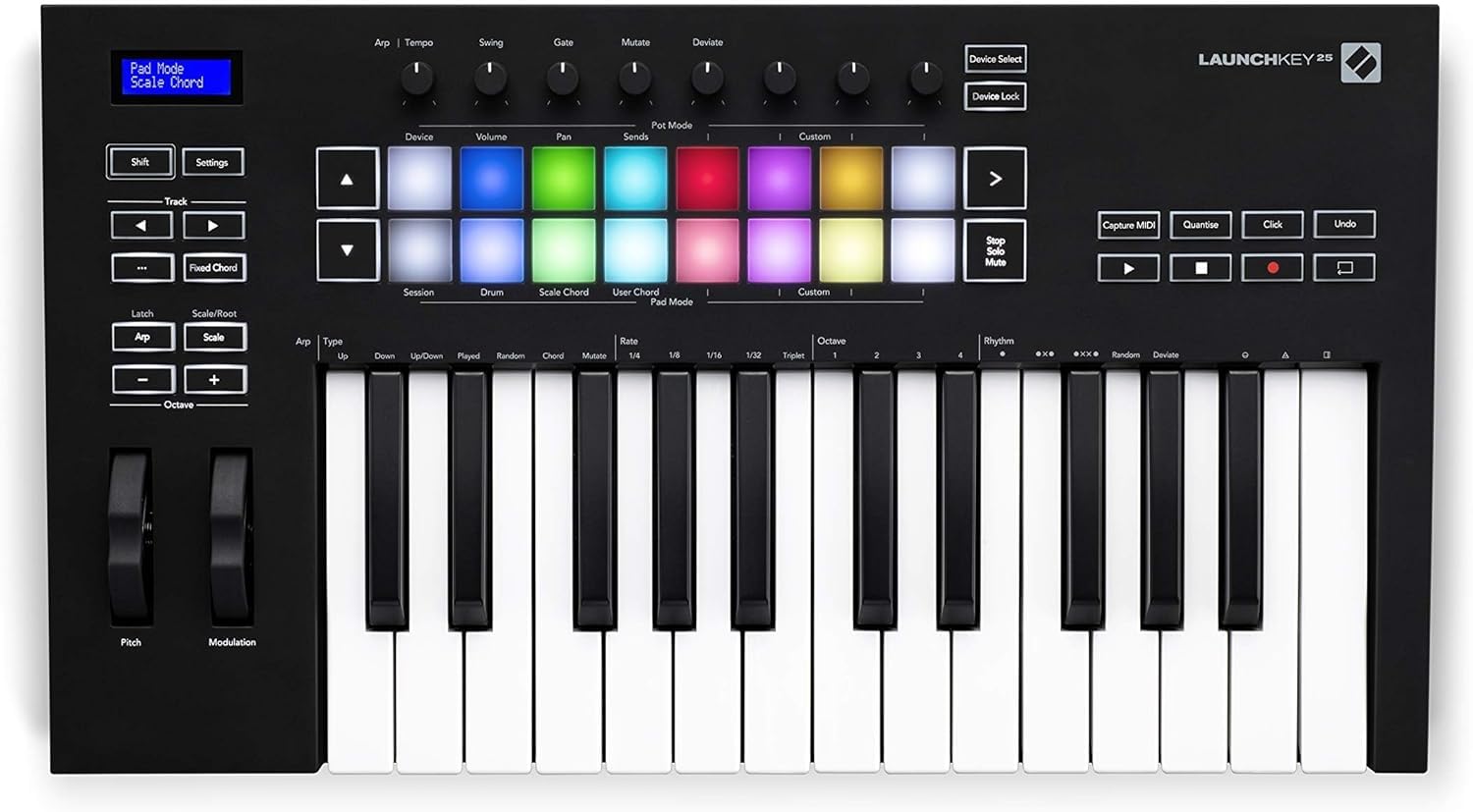 Amazon | novation LAUNCHKEY 25 MK3 MIDIキーボード コントローラー