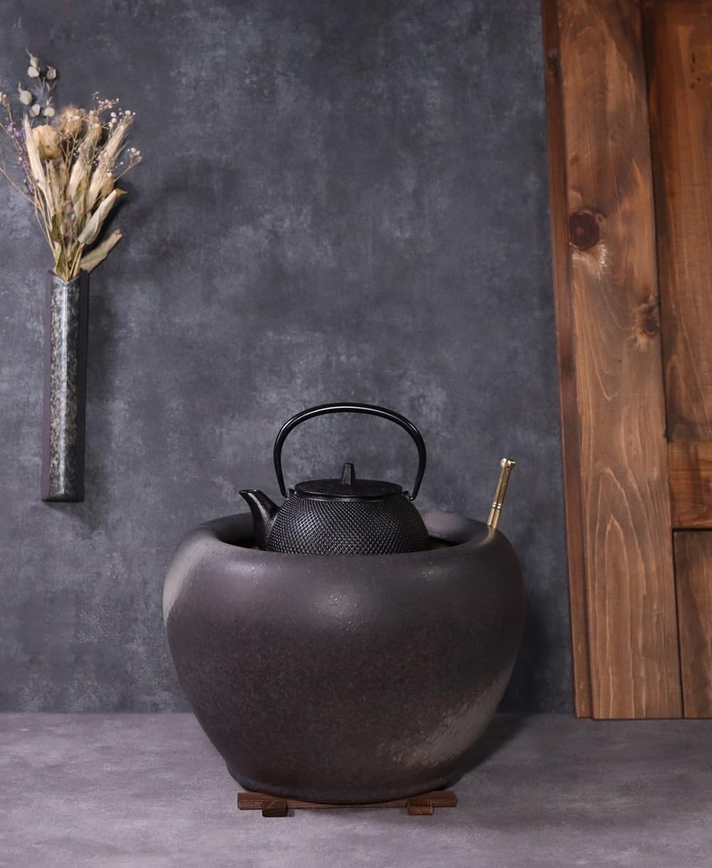 黒い陶器製火鉢とスタンドセット 火鉢 セット」の人気商品一覧 | 安い