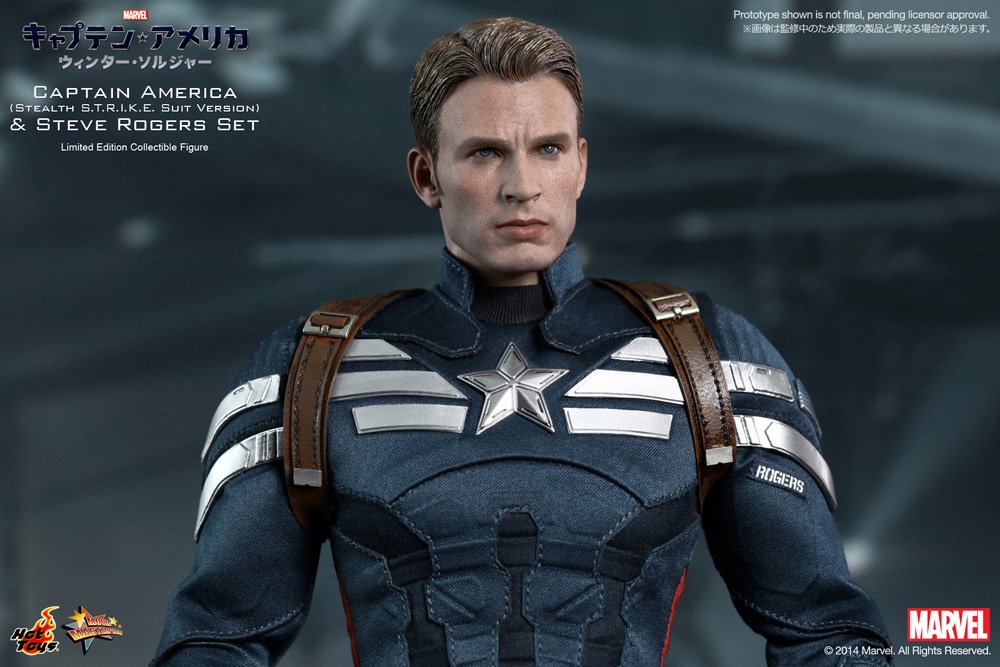 ホットトイズキャプテンアメリカウインターソルジャー開封品ダメージ有り