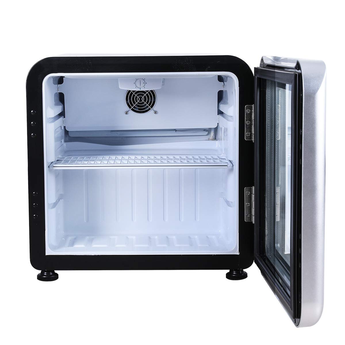 冷蔵ショーケース Yakult 冷蔵庫 クリーム色 レトロ ミニ 冷蔵ショー