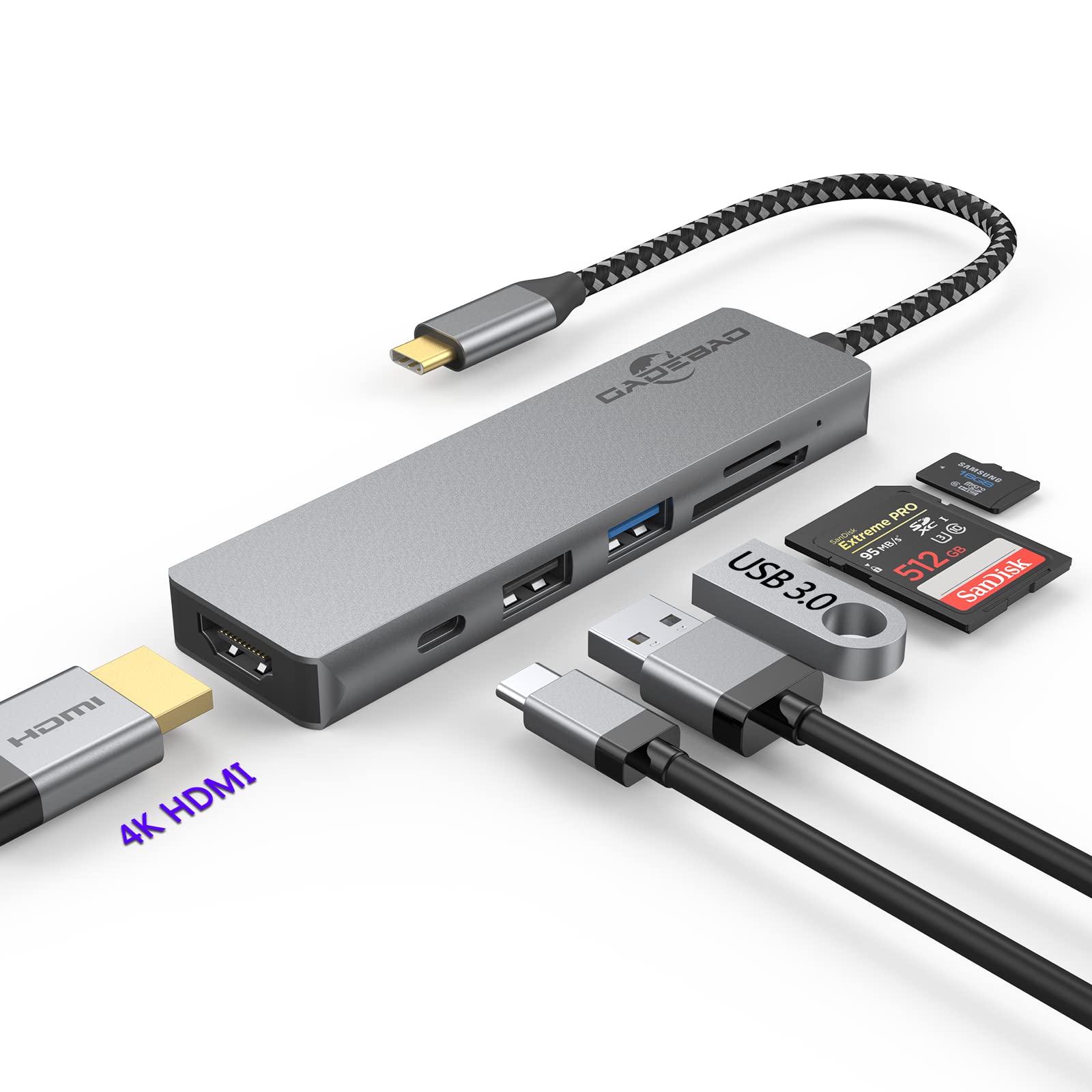未開封品 】ミニハブ充電コンバーターUSB タイプC HDMI 未開封品