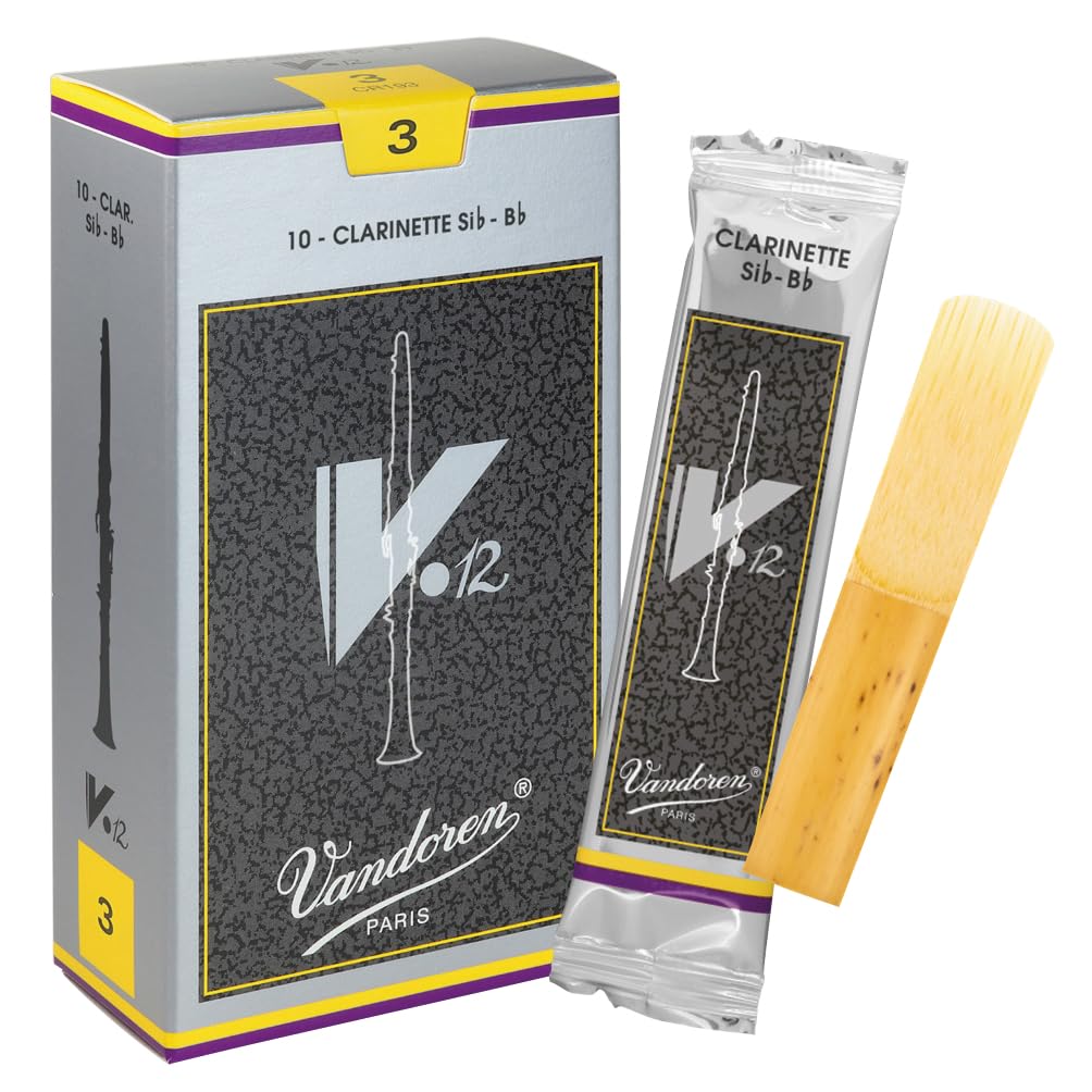 Amazon.co.jp: バンドーレン B♭クラリネットリード V.12 硬さ:3 (10枚