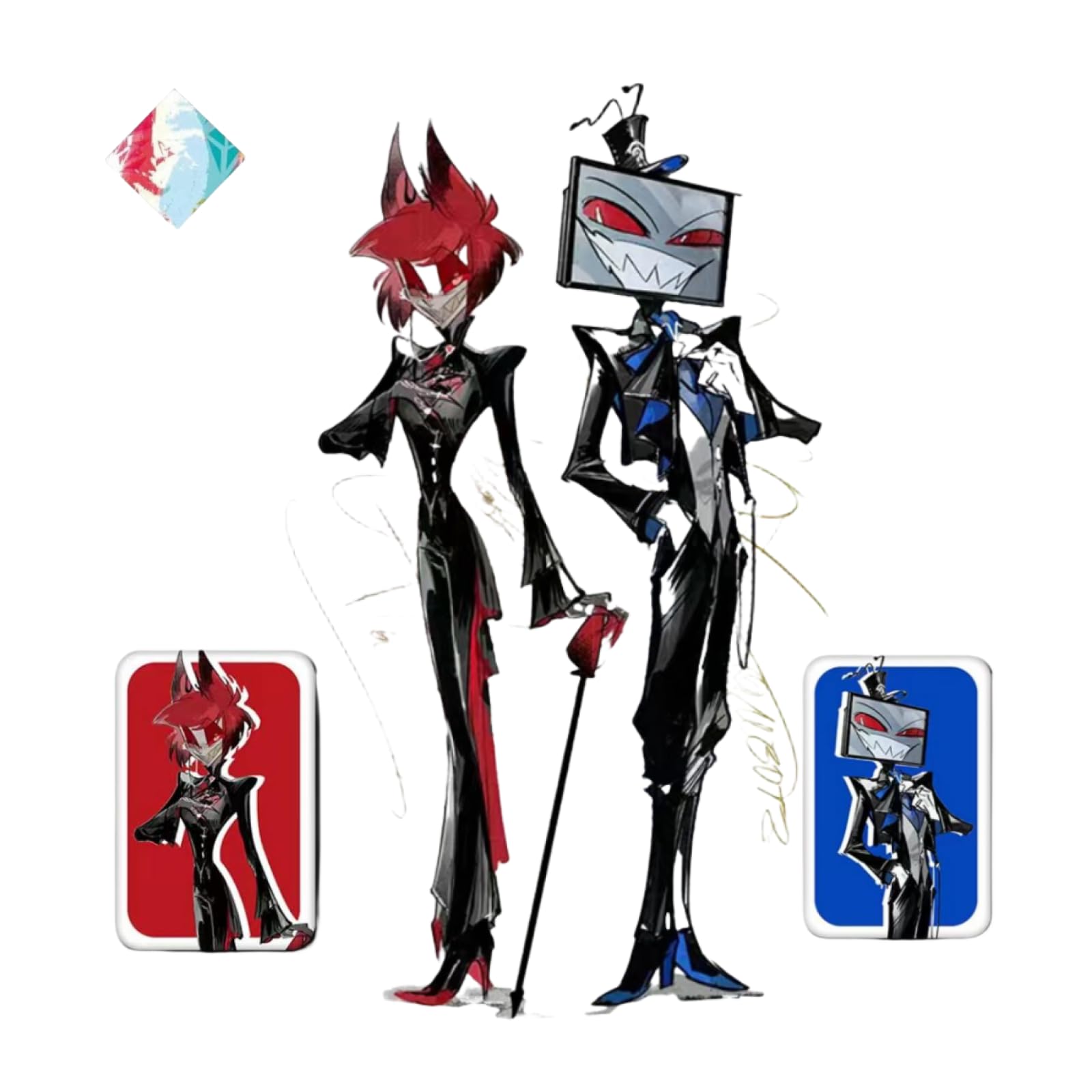 ハズビンホテル アラスター プライズ キーホルダーアクスタせット ハズ