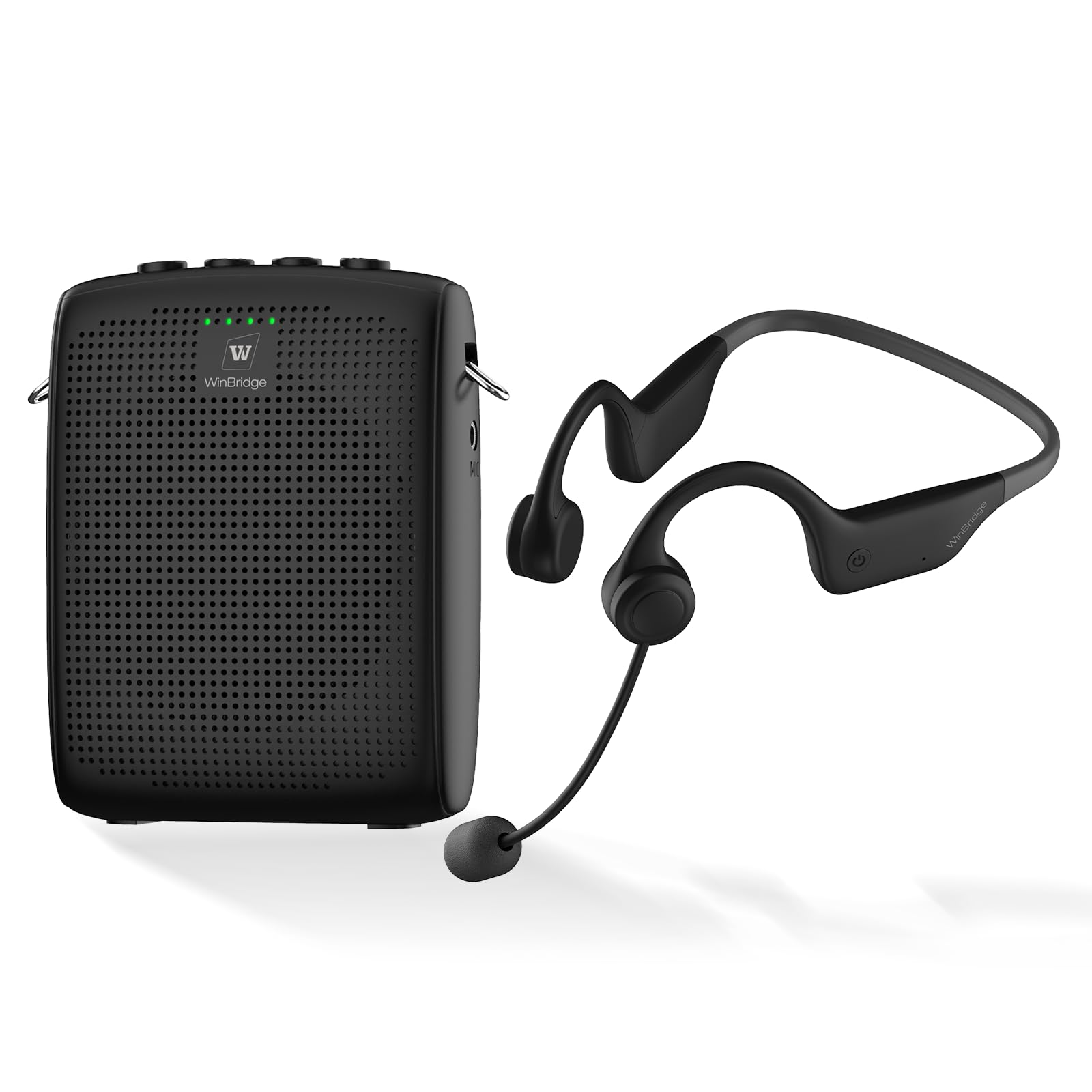 Amazon.co.jp: WinBridge 拡声器 15W ポータブル拡声器 小型拡声器 耳