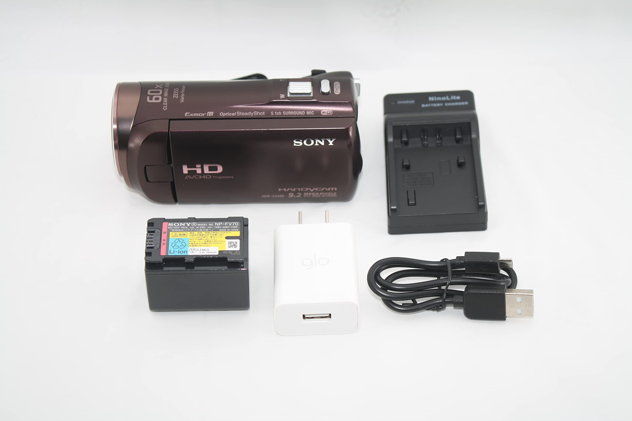 SONY ハンディカム HDR-CX480 スペアバッテリー付き 美品 SONY