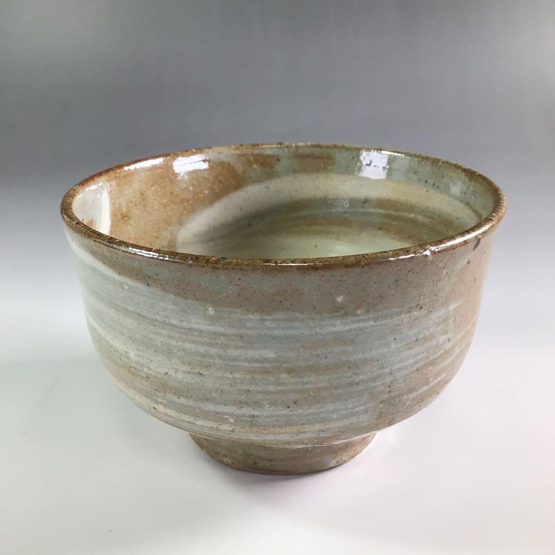 Amazon.co.jp: R639 茶碗 『高麗焼』『李方子 楽善斎造』『刷毛目