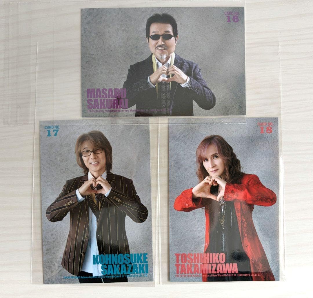 あなちゃん】THE ALFEE トレカ DREAMS CARD 75枚 あなちゃん】THE