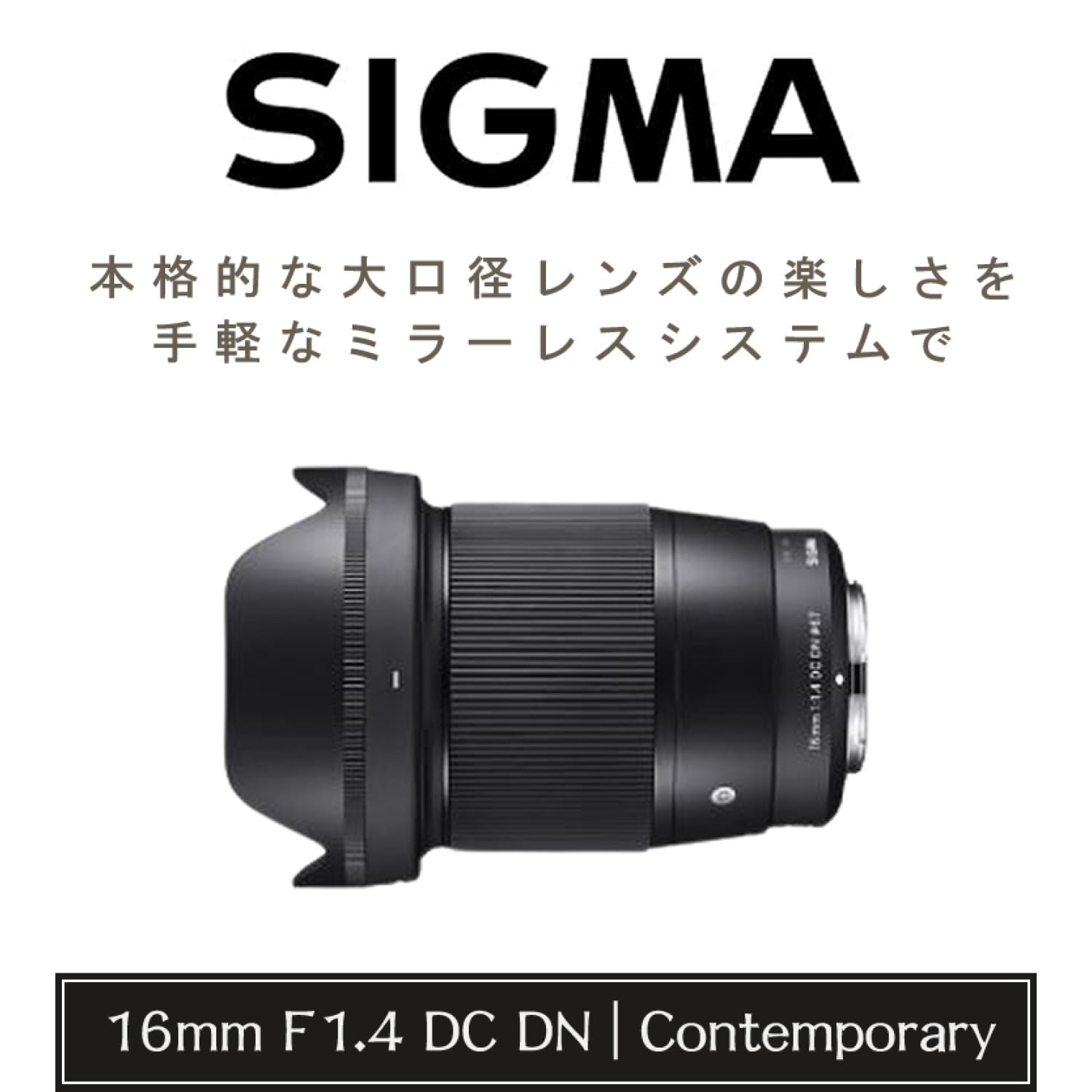 セト様専用】sigma 16mm f1.4 dc dn NDフィルター付き 【公式通販】